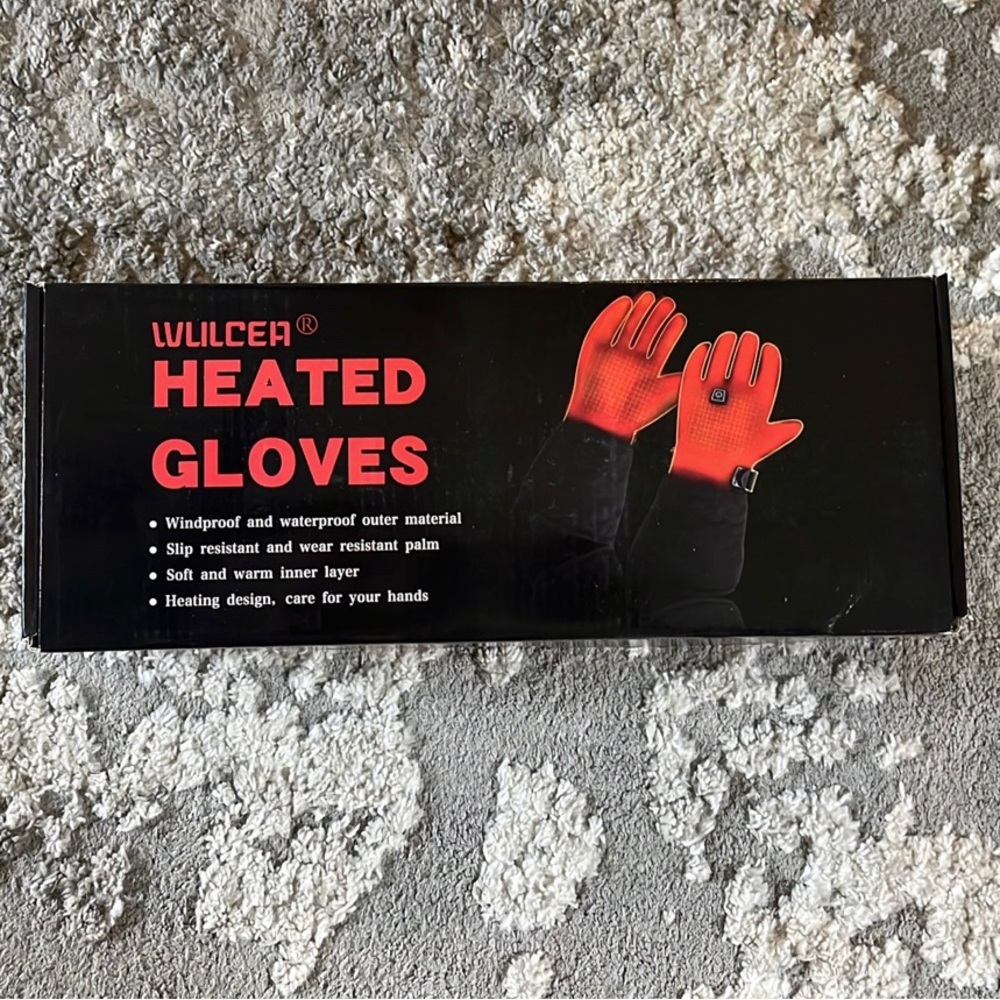 Wulcea USB Rechargeable Electric Heated Gloves